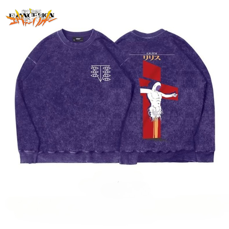 Anime Merchandise Hoodie - T-shirt Vintage Lavata Stile Giapponese Anime