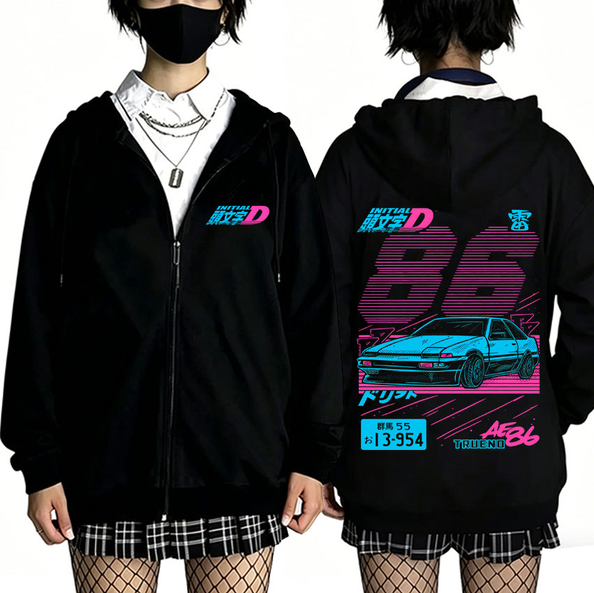 Anime Merch Shopping - Felpa con Cappuccio e Zip da