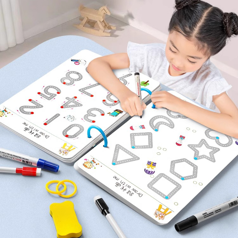 Art Book Illustration - Set di Quaderni Magici Riutilizzabili da